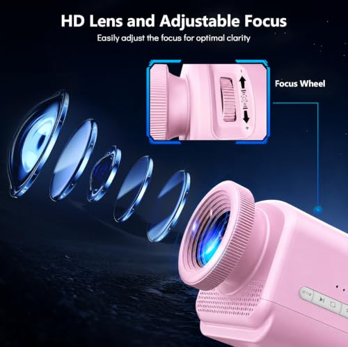 Image of Rossetta 3D Projector with 60 Scenes, Galaxy Star Projector for Room Decor | Bluetooth Speaker, 1H /2H Timer & Remote, Night Light for Bedroom, Party, Christmas & Birthday Gifts for Adults, Girls, Boys