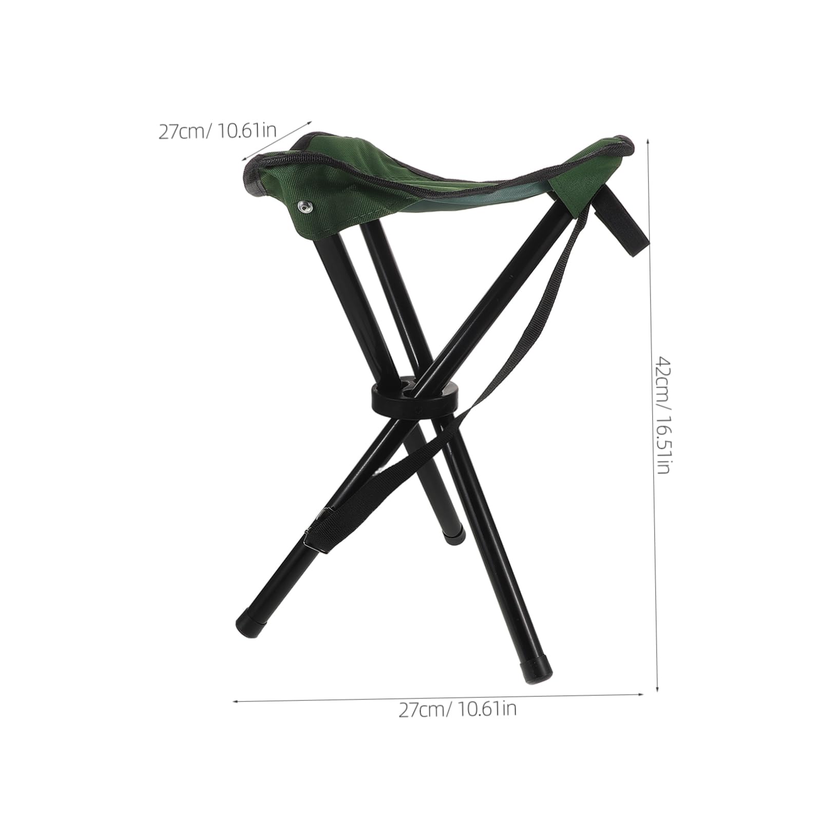 Yardwe Portable Folding Camping Stool Lightweight Outdoor Chair for Fishing Hiking Gardening and Beach Compact Travel Stool for All Ages and Durable