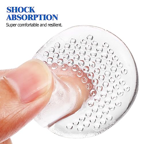 Image of 6 Toe Guard Pairs PU Gel Cushions for Flip Flop Sandals Non- Slip Silicone Sandal Foot Pad Gel for Outdoor Sandal Toe Protectors Home Insert