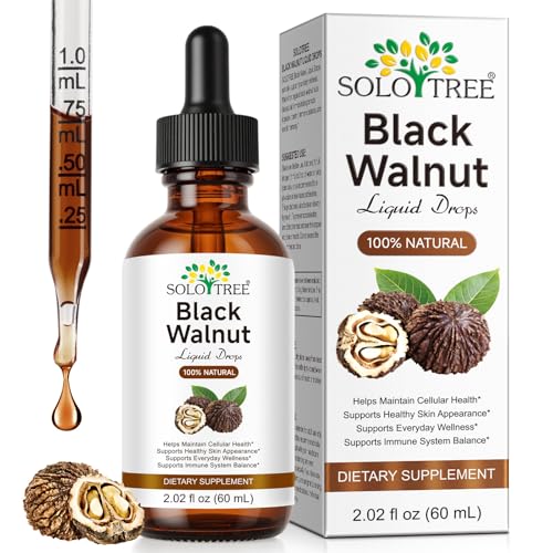Schwarznuss-Tropfen 60Ml Flüssiger Extrakt Aus Schwarznussschalen Erhält Die Zellgesundheit Unterstützt Eine Gesunde Haut Unterstützt Das Gleichgewicht Des Immunsystems Alkoholfrei Zuckerfrei