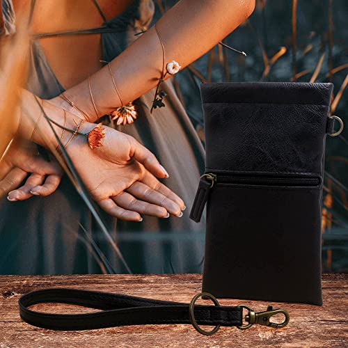 Image of MyEyeglassCase Soft Crossbody Sunglasses Case, Large to XL Squeeze Top Glasses Pouch, Women Eyeglass Holder Sleeve Travel Bag