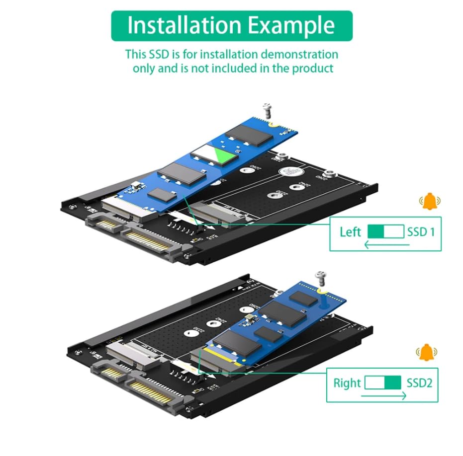 Amazon.co.jp: JMT M.2 B Key/B+M キー SSD - 2.5インチ SATA3 拡張