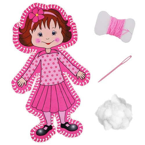 FancyOh! Sew Your Own Doll Kit - 4 Pieces Beginner Sewing Kit for...