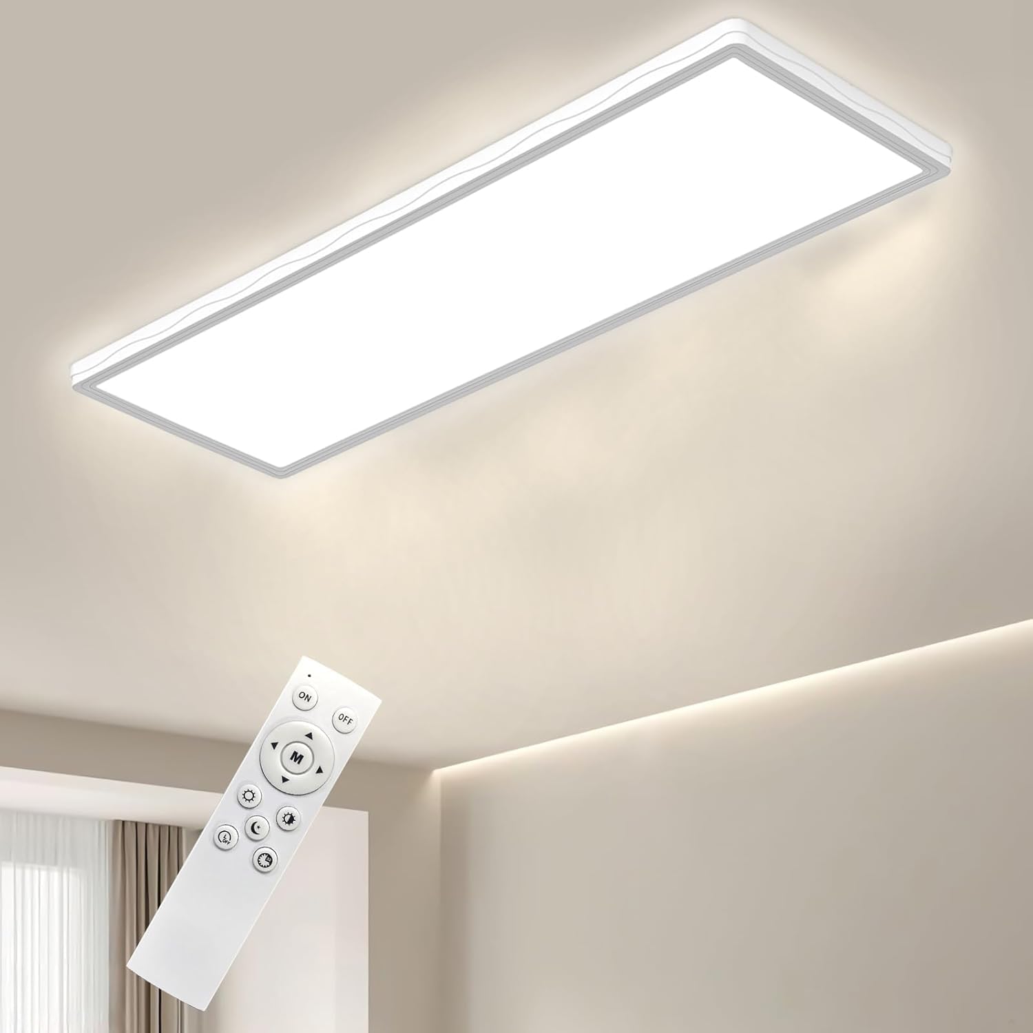 Ledronix Class A LED Ceiling Light 14W 3000K-6500K Dimmable LED Panel Light