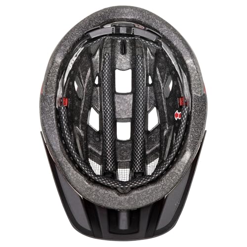 uvex i-vo cc Fahrradhelm, red-Black matt, 52-57 cm – Ansicht 3