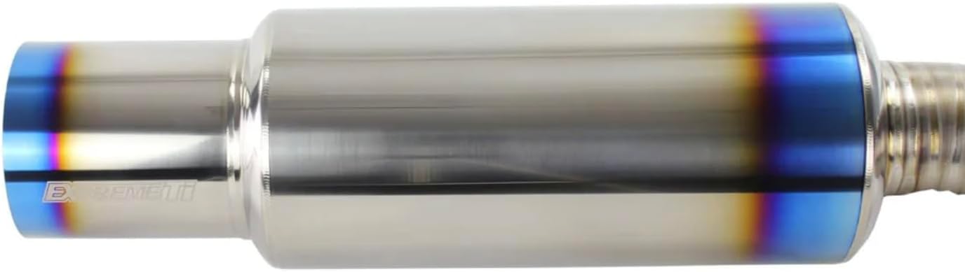 TOMEI Full Titanium Muffler Kit Compatible with Nissan 350Z/Z33, Type R Single Exit - TB6090-NS04A