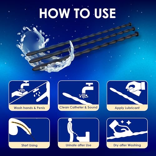 Image of Urethral Sounds Beads 3-Set - Penis Plug Pleasure Probe for Men, Male Urethral Sounding Stimulator Trainer, Masturbation Sex Toy, Erotic Urethra Device OH-OT-278