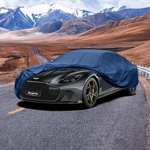 Image of Kaugung Heavy Duty Car Cover Custom Fit Aston Martin DBS (2007-2025),Waterproof All Weather Resistant Outdoor Sun Rain Dust Snow Protection with Anti-Theft Lock.(USA Warehouse,Within 3-7 Days)
