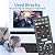 RMT-VB200U RMT-VB200D Remote Control Compatible With Sony Blu-ray Player BDP-S6700 BDP-BX670 BDPS6700 BDPBX670 BDP-S3700 BDP-S1700 BDPS3700 1-493-105-11 149310511 Replacement Controller With Batteries