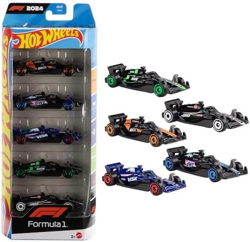 Pack 5 Hot Wheels - Formula 1 - JBJ78