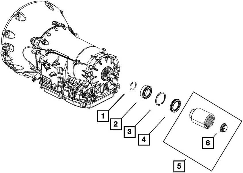 Mopar 5210 8428AB, Manual Trans Extension Housing Seal