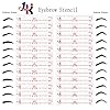 Eyebrow-Stencil-24-Eyebrow-Shaper-Kit-Reusable-Eyebrow-Template-With-Strap-3-Minutes-Makeup-Suitable-for-98 Eyebrow Stencil, 24 Eyebrow Shaper Kit, Reusable Eyebrow Template With Strap, 3 Minutes Makeup, Suitable for 98%
