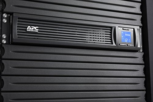 Image of APC 1000VA Smart UPS with SmartConnect, SMC1000-2UC Rack Mount UPS Battery Backup, Sinewave, AVR, 120V, Line Interactive Uninterruptible Power Supply