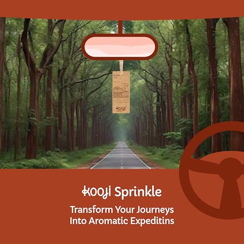 Image of KOOJI Sprinkle - Car & Home Perfumes- Imperial Teak 30 ML | Premium Freshener - Majestic Teak Wood Essence | Natural & Vegan Ingredients | Long-Lasting Aroma Car, Home, Office - Up to 60 Day