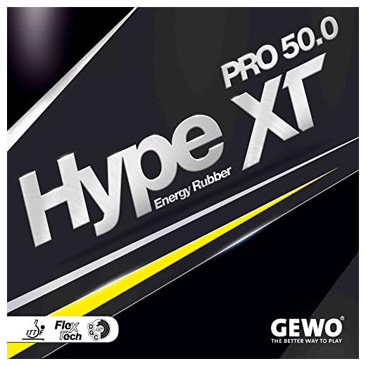 GEWO Hype XT Pro 50.0 - Table Tennis Rubber, 1.9 mm Red