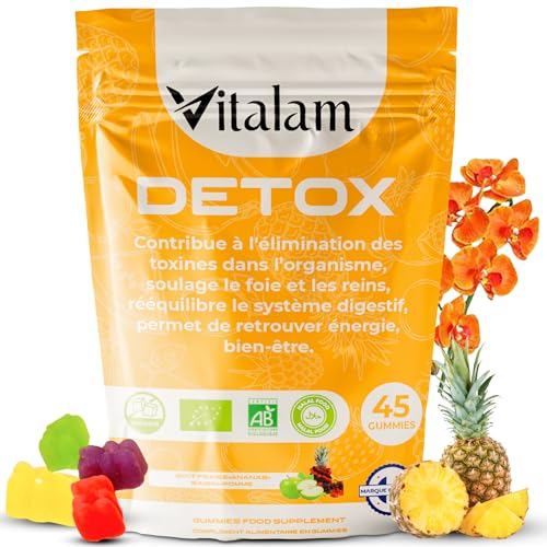 Vitalam Gummies Detox sachet – Gummies Detox Curcuma, Digestion, Detox