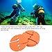 QIYUDUOLA 5Pcs Diving Line Marker Rope Line Marker Cave Diving Round Mark Dives Direction Tool Guide Rope Indicators