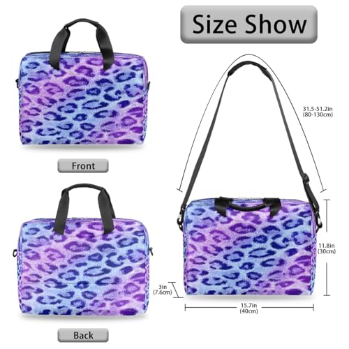 Bolso maletín impermeable para laptop de 16 pulgadas morado miniatura 6