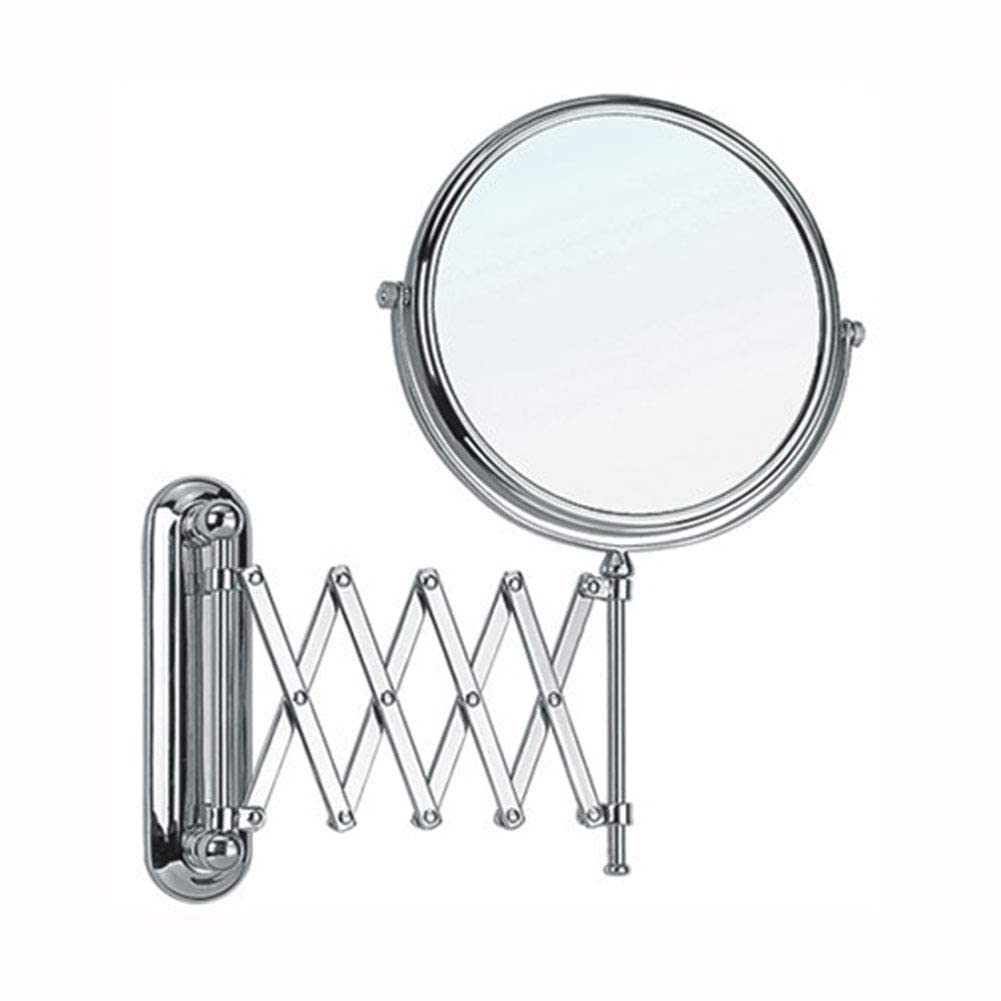 Miroir maquillage mural grossissant 3X miroir courtoisie extension pivotante 15cm