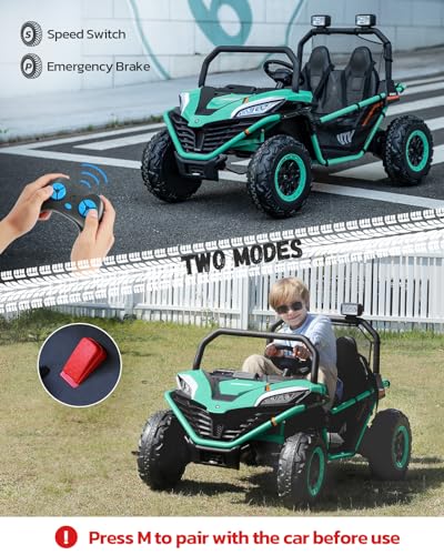 Elemara S608 2 Seater Ride On Car For Kids,24V 10Ah Powered Utv Car Toy thumb #3