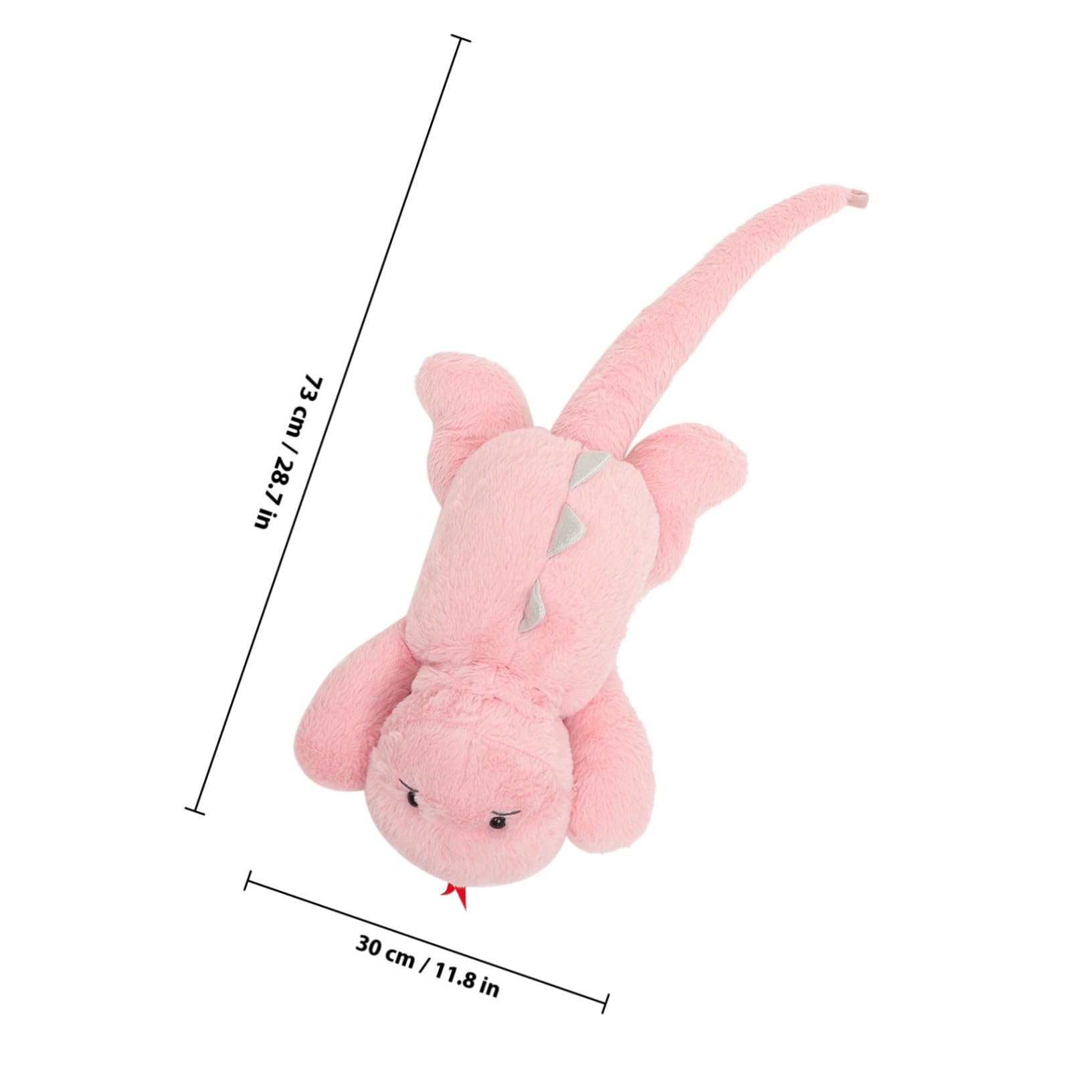 Dinosaurio de Peluche Rosa de Felpa y Algodón PP, Juguete