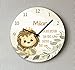 Kinder Wanduhr Löwe Geburtsdaten Geburt Baby Uhr 25 cm Babygeschenk