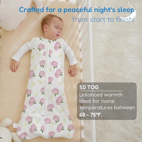 Image of TotAha Sleep Sack 12-18-24 Months 1.0 TOG, Infant Baby Wearable Blanket, Quilted Sleeping Bag with 2-Way Safe Zipper for All Seasons