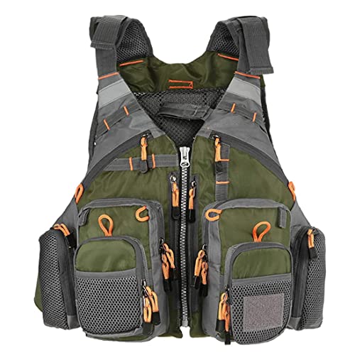 Gilet de sauvetage de pêche en plein air pour rivières et lacs