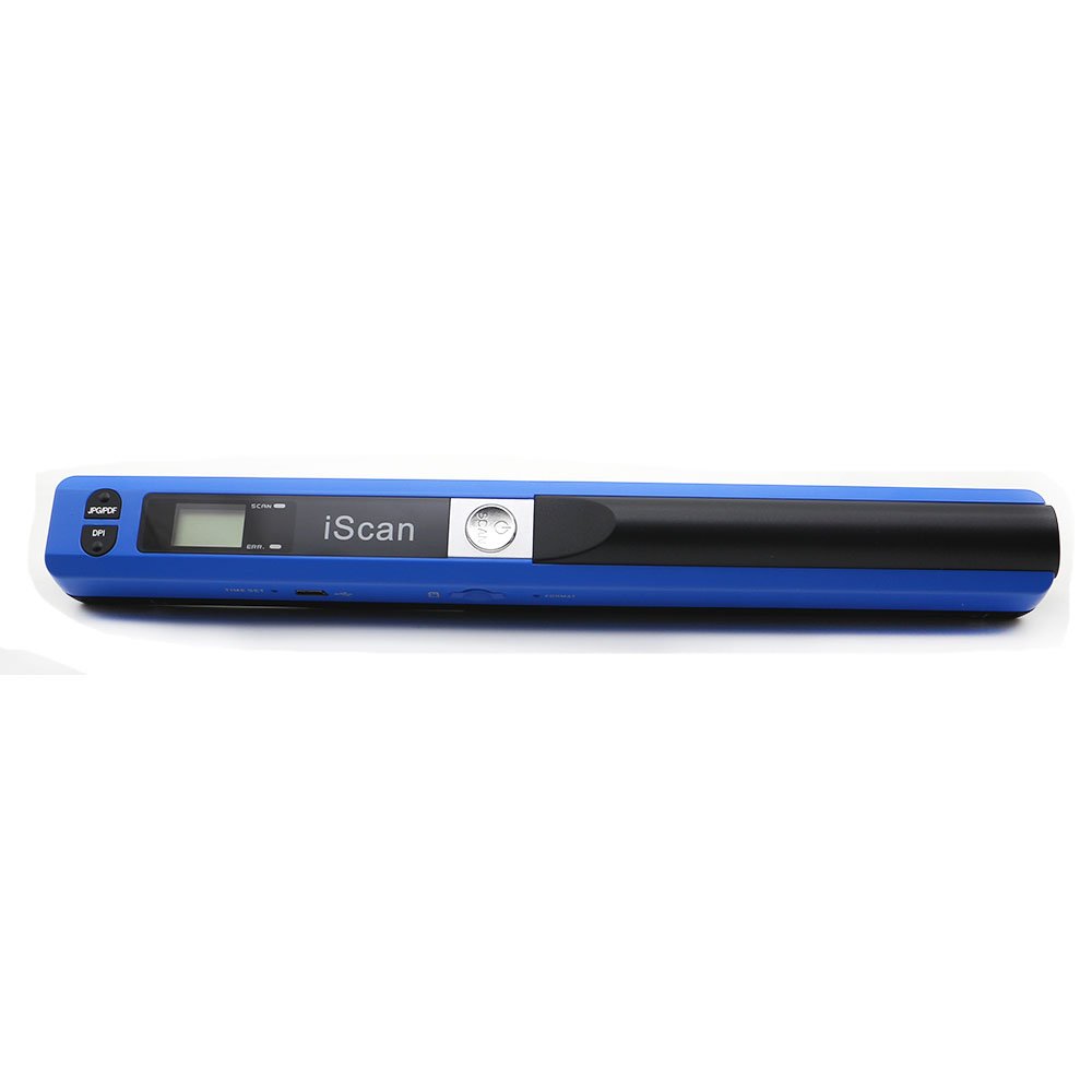 scanner portatile documento di formato A4 scanner 900 DPI scanner portatile ad alta velocità (blu)
