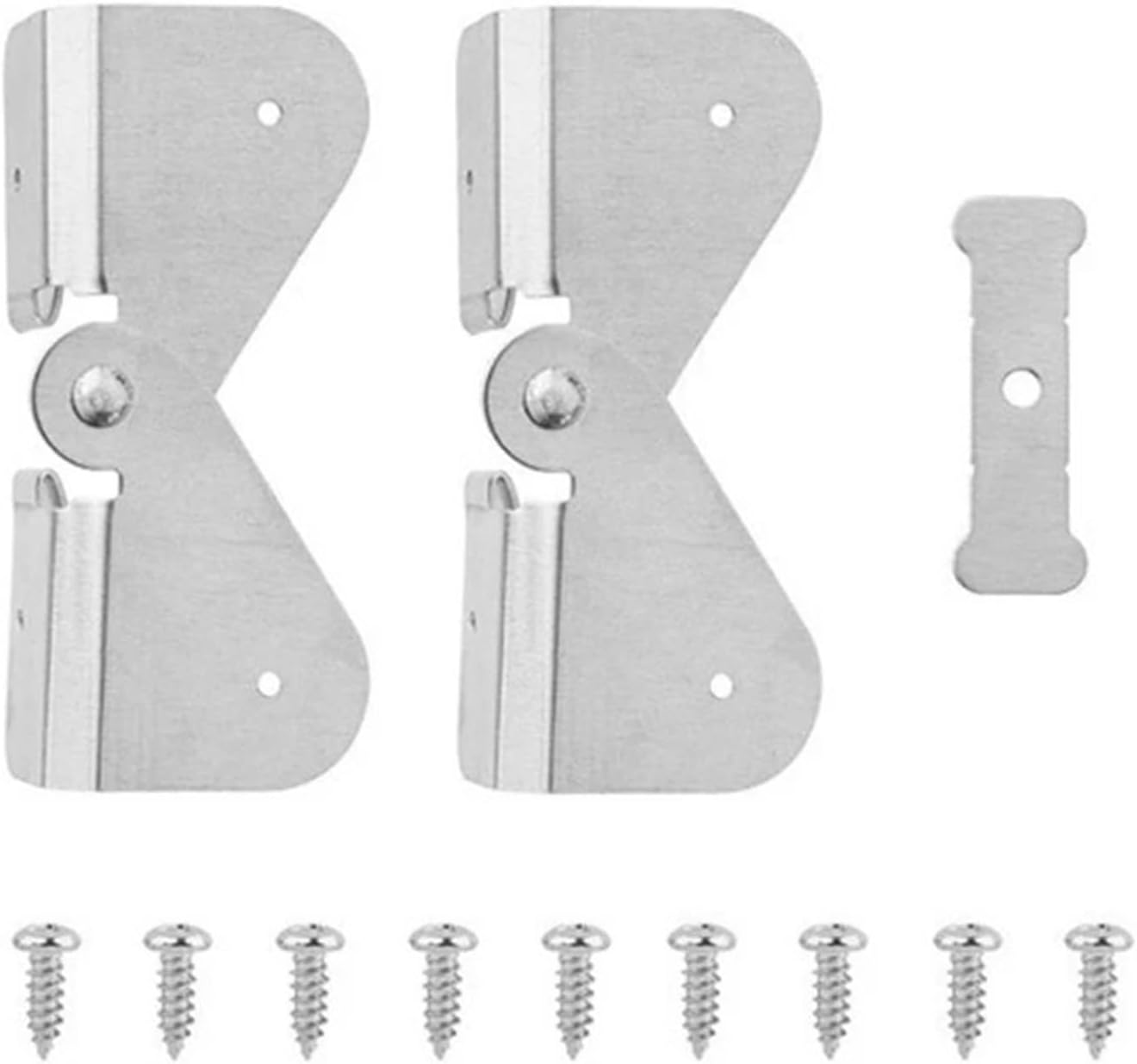 Downspout Hinge 20 Pcs Up Hinge for Gutter Downspout Extensions Aluminum Extension Hinges