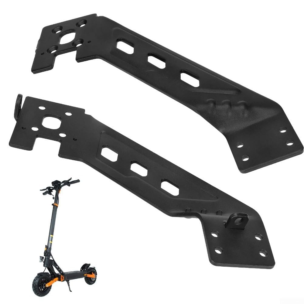 Per scooter elettrico Kukirin G2 PRO DB sinistro e destro telaio di supporto travi di ricambio per stabilità strutturale e miglioramento della sicurezza (sinistra + destra, nero)