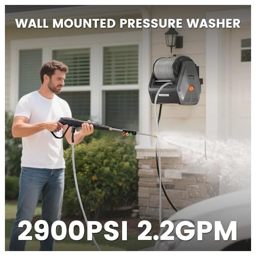 Giraffe Tools Grandfalls Wall Mount Pressure Washer