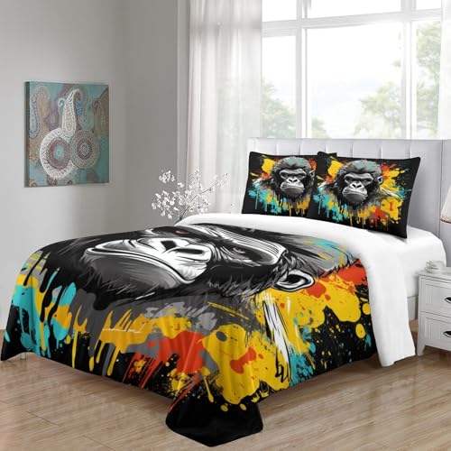 Linge de lit super king size microfibre avec housse de couette fermeture éclair - 5