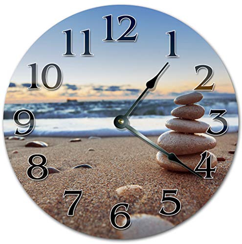 Reloj de pared artístico de 10.5 pulgadas sin marco