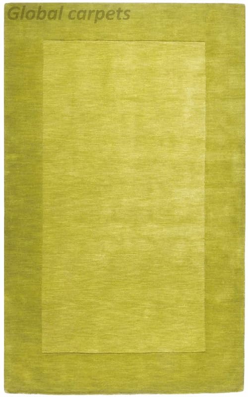 Image of Carpets and Rugs Handwoven Woolen Thick Floral and Contemporary Designs for Area Rugs, Carpets for Living Room, Bedroom, Hall 3x5 feet