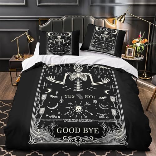Housse de couette Husky de Sibérie 260x220cm imprimé 3D avec fermeture éclair