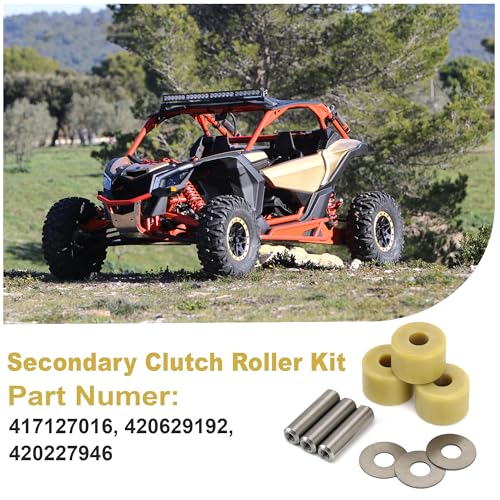 Image of Secondary Clutch Roller Kit For Cam-Am Maverick X3 2017-2023, Maverick Sport 1000R, Commander 1000R, Defender Max HD10 417127016 420629192 420227946