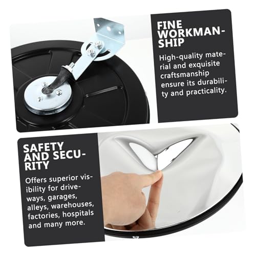 Miroir de circulation 30 cm convexe pour angle mort de parking - 5
