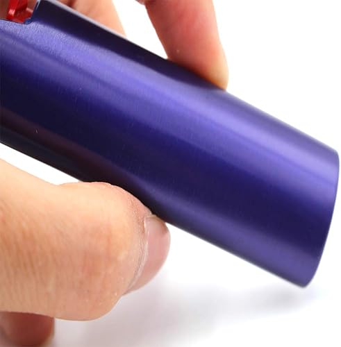 Miniatura 19 de Fundas de metal para encendedores, funda para BIC tamaño completo encendedor J6 mate color básico regalo de bricolaje (azul)