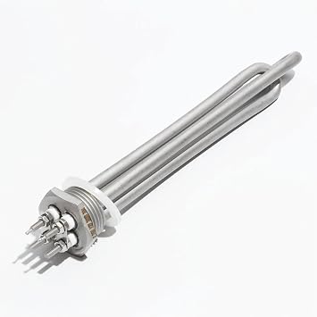 DN25 DC 12V/24V/48V 300W 600W Heating Element for Solar Water Heater 1inch Tubular Heaters All 304 Stainless SteelDC 12V,600W 200mm L