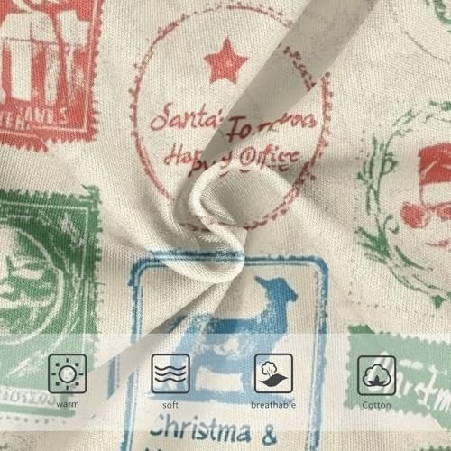 Girls' Training Panties Organic Underpants for Girls Colorful Stamp Christmas Seamless3