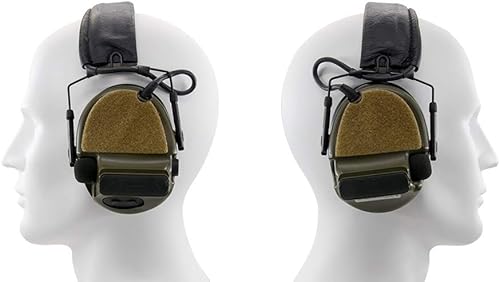 Miniatura 2 de Juego de cubierta de gancho y bucle compatible con auriculares Peltor Comtac