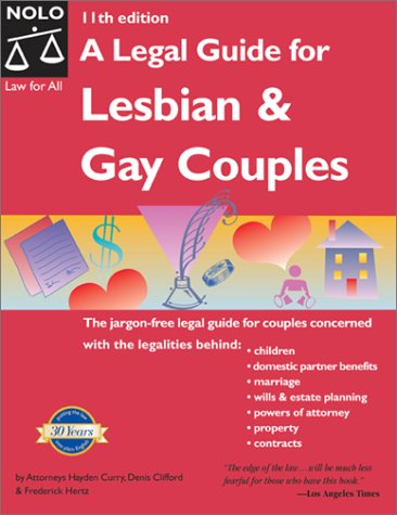 Buy A Legal Guide for Lesbian and Gay Couples — BookShops.in