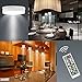 LED Puck Lights,Wireless Under Cabinet Lighting,Battery Powered Lights, Night Lights with Remote Control Dimmer & Timing Function,Closet Lights, 4000K Natural White, 6 Pack