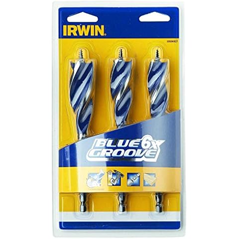 Irwin 6X Blue Groove Wood Drill Bits Set Cover