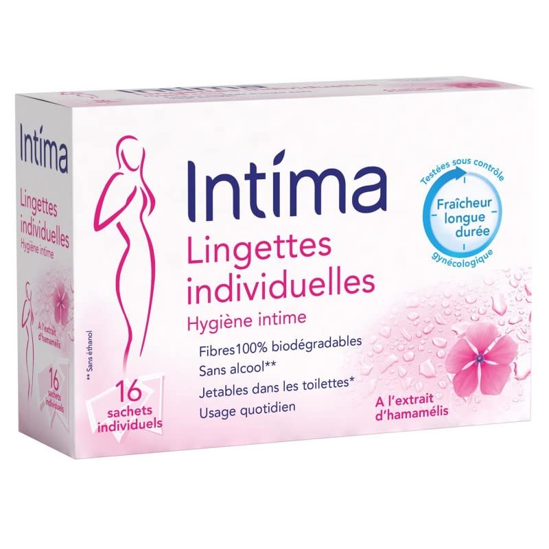 Intima - Intima Salviette Igiene Intime, in Bustina Singola, 16 sacchetti individuali, confezione da 4