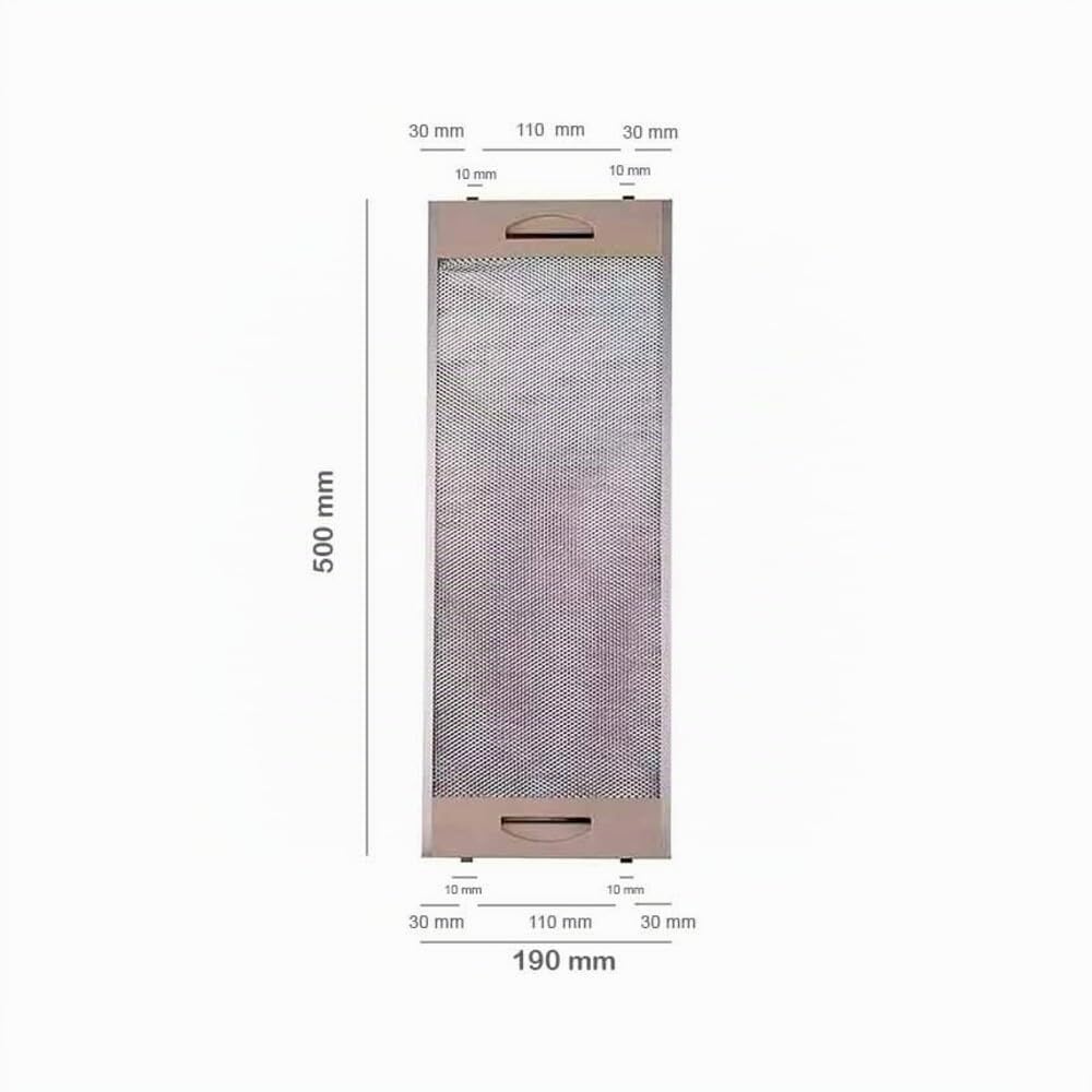 Recamania Filtro Metálico Campana Extractora TEKA CNL1000 CNL2000 19x50cm
