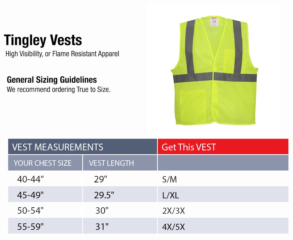 LG/XL Lime/YELSafe Vest -V70642.L-XL