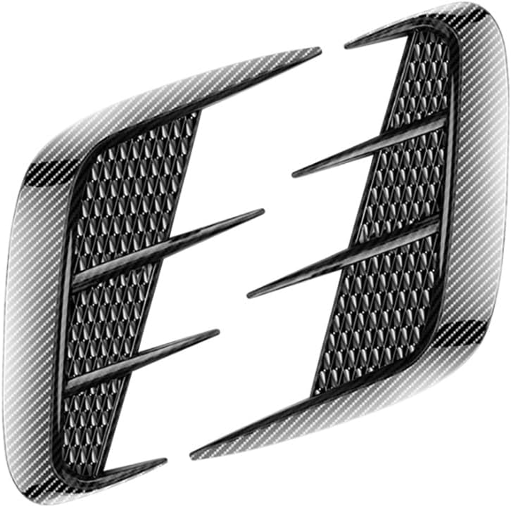 TOMSE Car Emblem Sticker for Ford Bronco Sport 2021 2022 2023 2024, 2PCS Waterproof Wear Resistant Creativity Side Label Body Decals Auto Shark Gill Vent Styling Decoration,Carbon Fiber Texture TOMSE Car Emblem Sticker for Ford Bronco Sport 2021 2022 2023 2024, 2PCS Waterproof Wear Resistant Creativity Side Label Body Decals Auto Shark Gill Vent Styling Decoration,Carbon Fiber Texture