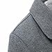 YOUTHUP Mantel Herren Wolle Kurzmantel Regular Fit Winter Wollmantel Kurz Herrenmantel für Business Freizeit, Grau 3005, M